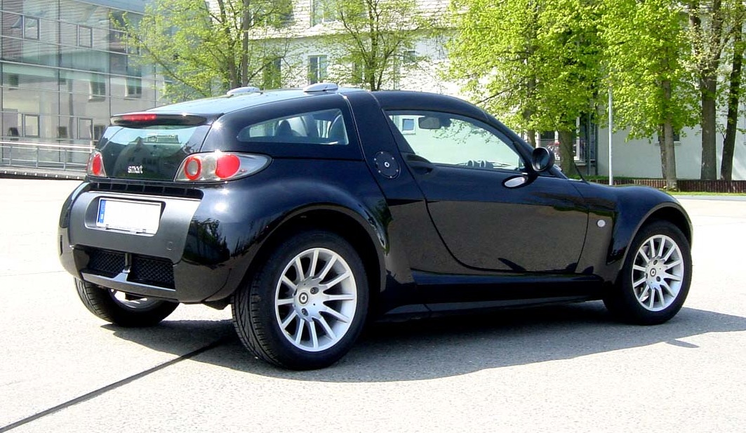 smart roadster купе черный